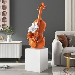 [Order] Quà tặng tân gia - Tượng lily violin trang trí phòng khách