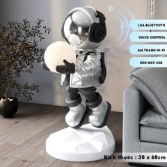 [Order] Đồ decor - Tượng phi hành gia cầm đèn, có loa bluetooth