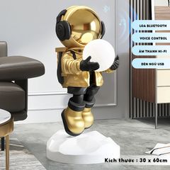 [Order] Đồ decor - Tượng phi hành gia cầm đèn, có loa bluetooth