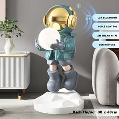 [Order] Đồ decor - Tượng phi hành gia cầm đèn, có loa bluetooth