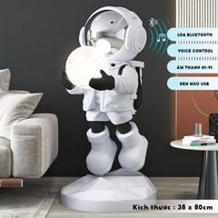 [Order] Đồ decor - Tượng phi hành gia cầm đèn, có loa bluetooth