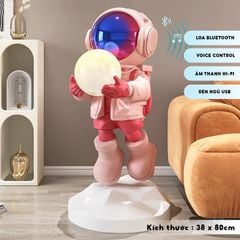 [Order] Đồ decor - Tượng phi hành gia cầm đèn, có loa bluetooth