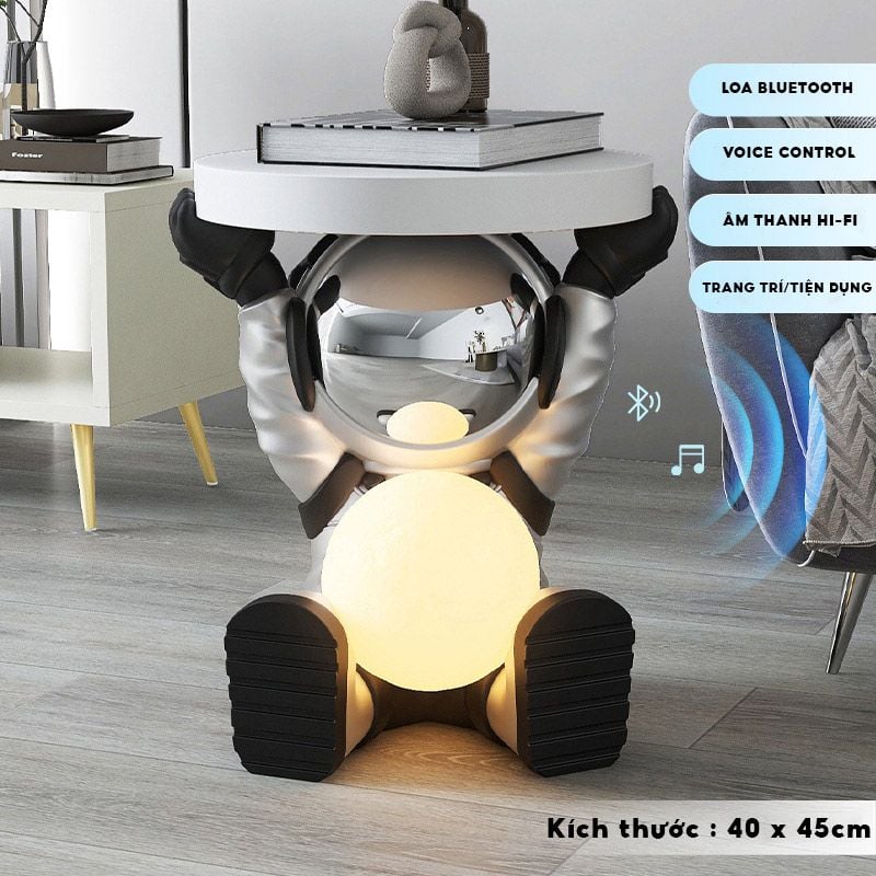 [Order] Đồ decor trang trí phòng ngủ, phòng khách - tượng khay phi hành gia