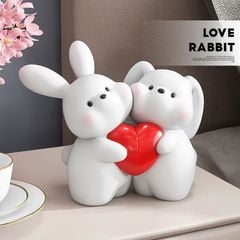 [Order] Chặn sách trang trí tủ kệ tivi hình thỏ dễ thương