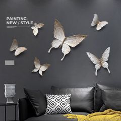 [Order] Đồ decor tường 3d - Tranh tượng đàn bướm