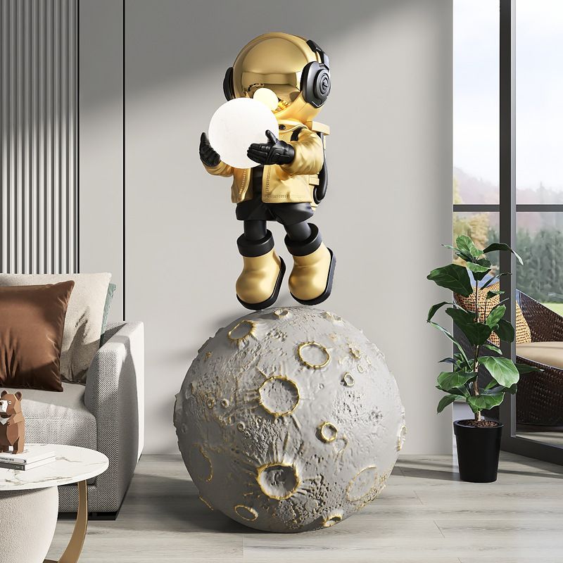 [Order] Đèn decor - Tượng phi hành gia cầm đèn cảm ứng