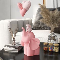 [Order] Đồ decor kệ tivi - tượng voi và thỏ dễ thương