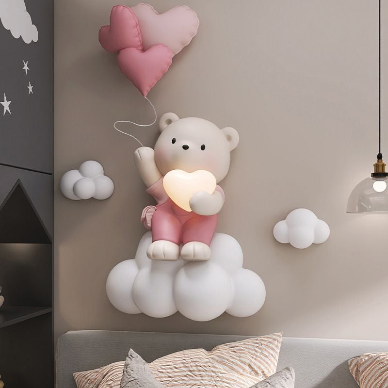 [Order] Đồ decor tường - tượng gấu fly bear dễ thương