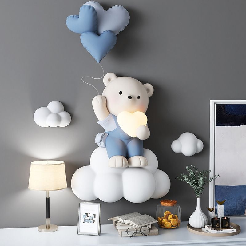 [Order] Đồ decor tường - tượng gấu fly bear dễ thương
