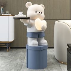 [Order] Đồ decor phòng khách - đèn decor hình gấu