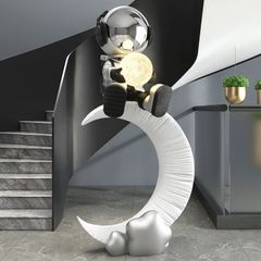 [Order] Đèn decor trang trí phòng khách - Tượng phi hành gia mặt trăng