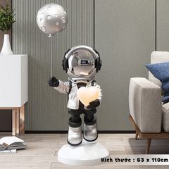 [Order] Đồ decor - Tượng Phi Hành Gia cầm bóng bay