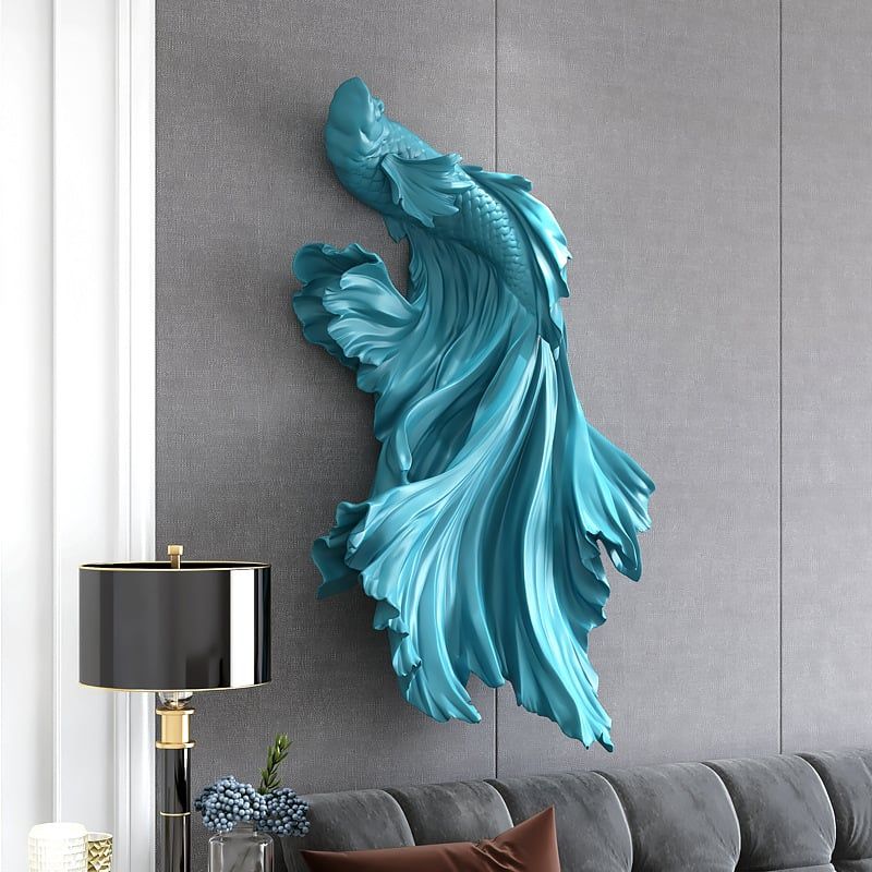 [Order] Đồ decor tường, tượng cá nhẹ nhàng, sang trọng