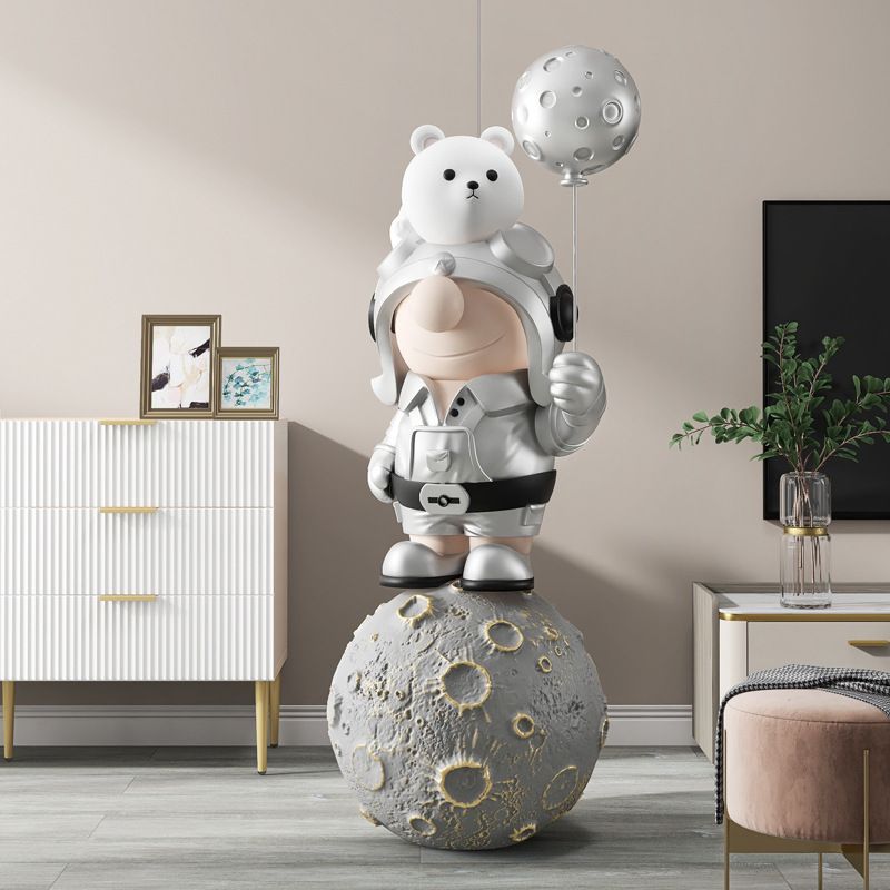 [Order] Tượng decor phòng khách - Moon worker