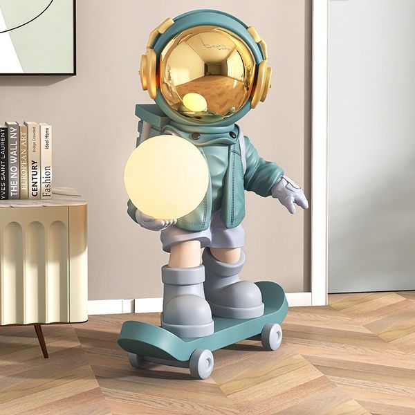 [Order] Đồ decor phòng khách, phòng ngủ - tượng phi hành gia lướt ván