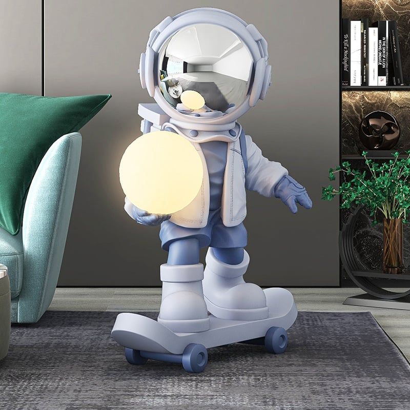 [Order] Đồ decor phòng khách, phòng ngủ - tượng phi hành gia lướt ván