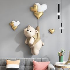 [Order] Đồ decor tường đầu giường - Tượng cute bear phong cách hoạt hình
