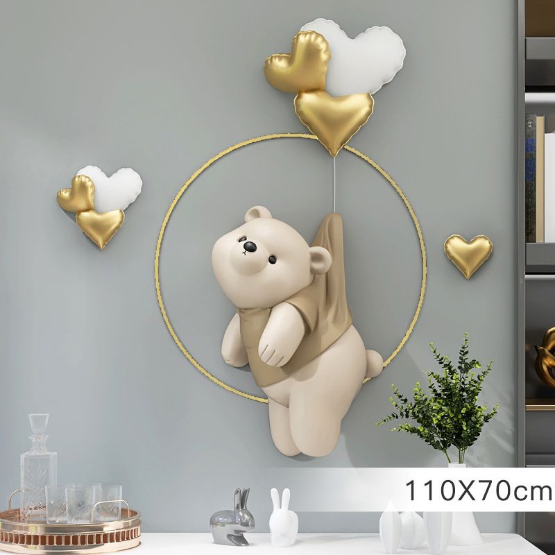 [Order] Đồ decor tường đầu giường - Tượng cute bear phong cách hoạt hình