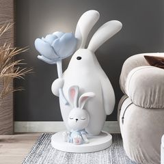 [Order] Đồ decor - Tượng cute rabbit trang trí phòng khách, phòng ngủ