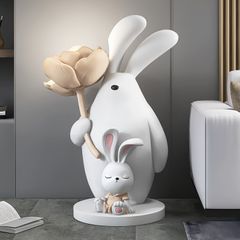 [Order] Đồ decor - Tượng cute rabbit trang trí phòng khách, phòng ngủ