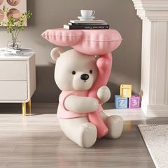 [Order] Đồ trang trí phòng khách - tượng khay hình gấu