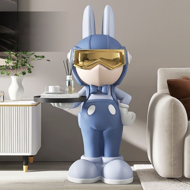[Order] Đồ decor - Tượng trang trí Rabbit serve