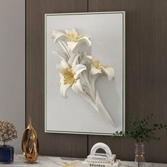 [Order] Đồ decor tường - Tượng trang trí hoa lily