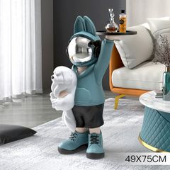 [Order] Đồ decor - Tượng Rabbit wine trang trí phòng khách, phòng ngủ