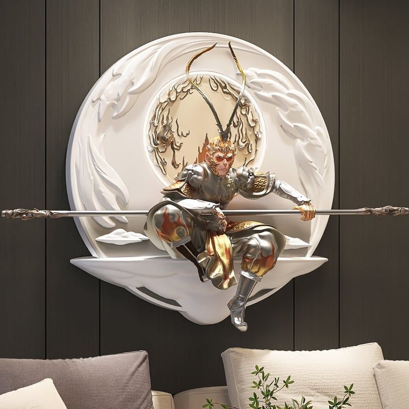[Order] Đồ Decor tường - Tượng treo tường Đấu chiến thắng phật