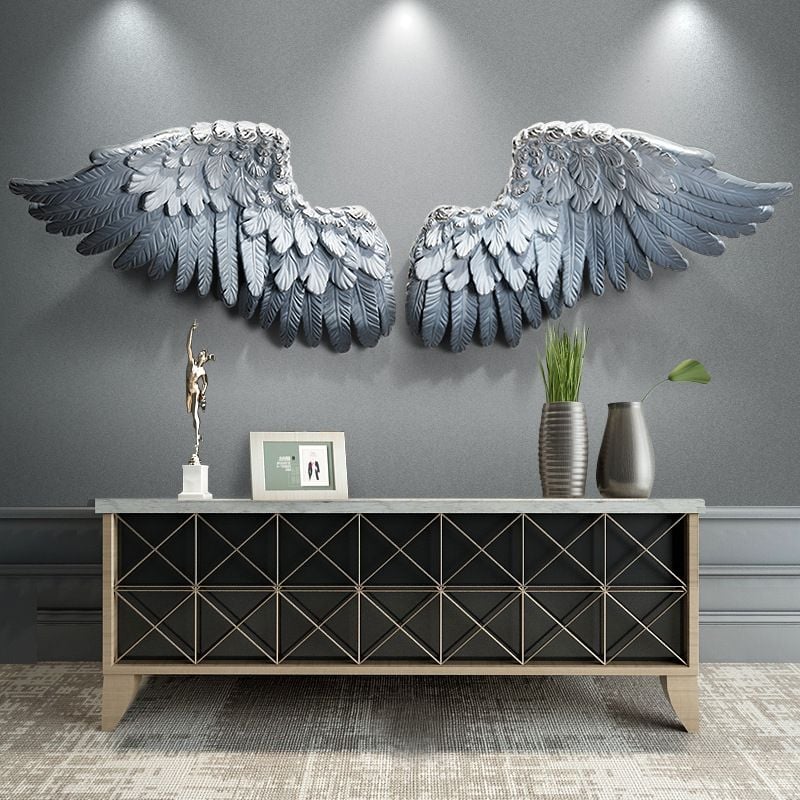 [Order] Đồ decor tường sáng tạo - Tượng trang trí angel's wing