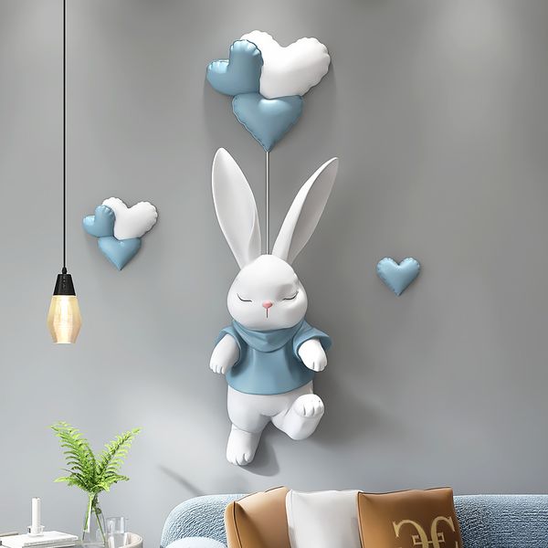 [Order] Đồ decor tường phòng ngủ - Tượng Baloon rabbit hoạt hình