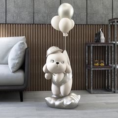 [Order] Quà tặng tân gia - tượng cún decor phòng khách