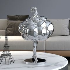[Order] Đồ decor - Tượng baller girl trang trí phòng khách