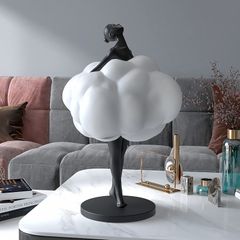 [Order] Đồ decor - Tượng baller girl trang trí phòng khách