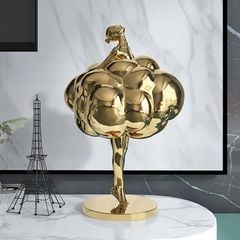 [Order] Đồ decor - Tượng baller girl trang trí phòng khách