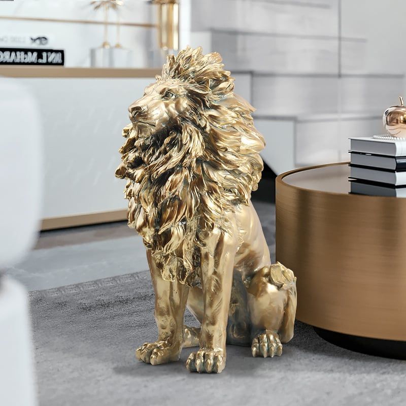[Order] Quà tặng tân gia - Tượng oriental lion cao cấp