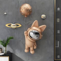[Order] Đồ decor tường - Tượng thỏ phi hành gia