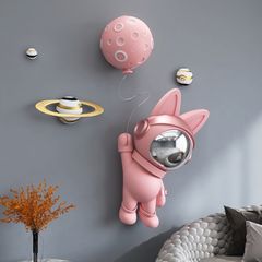 [Order] Đồ decor tường - Tượng thỏ phi hành gia