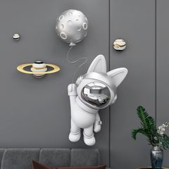 [Order] Đồ decor tường - Tượng thỏ phi hành gia
