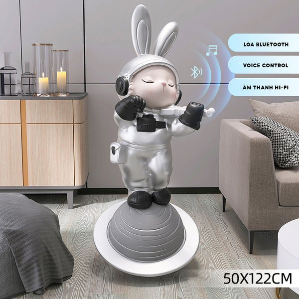 [Order] Quà tặng tân gia - Tượng violin rabbit trang trí phòng khách