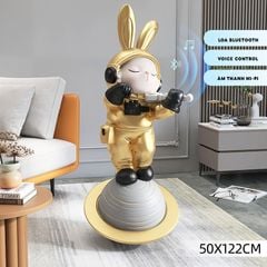 [Order] Quà tặng tân gia - Tượng violin rabbit trang trí phòng khách