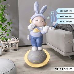 [Order] Quà tặng tân gia - Tượng violin rabbit trang trí phòng khách