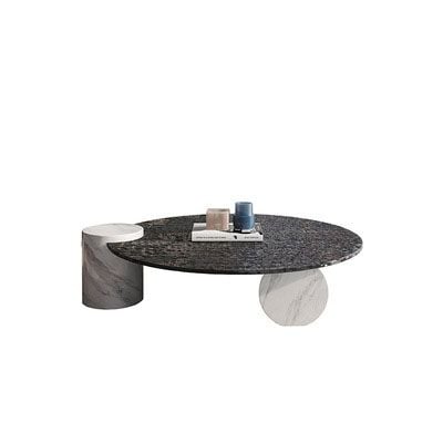 [Order] Bàn trà cafe mặt kính cường lực gợn nước kiểu Ý