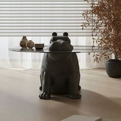[Order] Bàn trà kính cường lực Hippo phong cách Ý