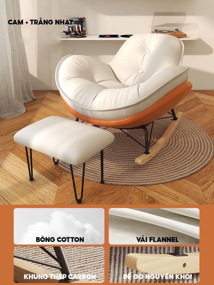 [Order] Ghế lười bập bênh chim cánh cụt, ghế thư giãn tại nhà
