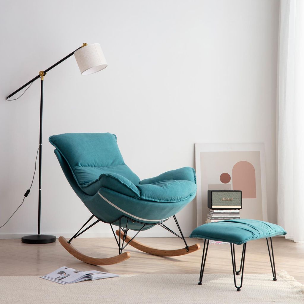 [Order] Ghế lười tôm hùm, ghế sofa đơn thư giãn nguyên khối bập bênh