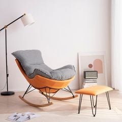 [Order] Ghế lười tôm hùm, ghế sofa đơn thư giãn nguyên khối bập bênh
