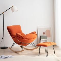 [Order] Ghế lười tôm hùm, ghế sofa đơn thư giãn nguyên khối bập bênh