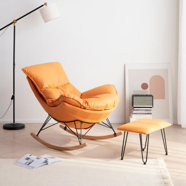 [Order] Ghế lười tôm hùm, ghế sofa đơn thư giãn nguyên khối bập bênh