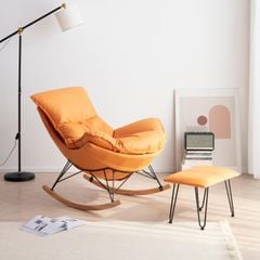 [Order] Ghế lười tôm hùm, ghế sofa đơn thư giãn nguyên khối bập bênh